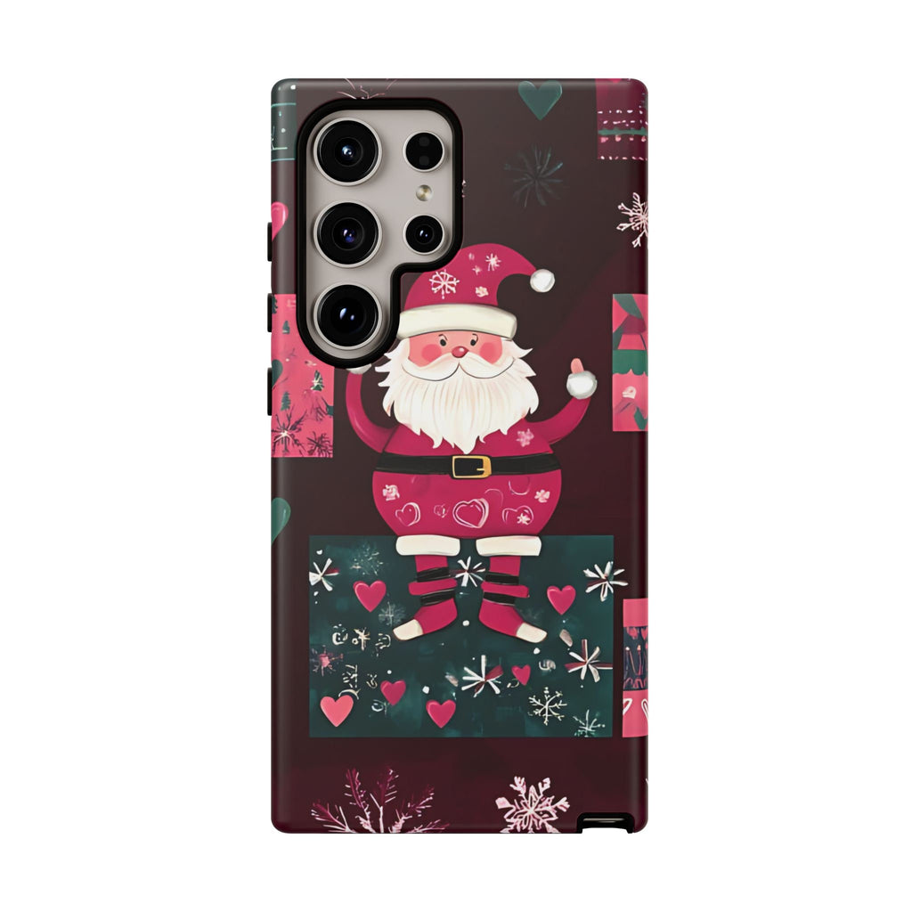 Santa Claus Christmas Phone Case: Festive Holiday Cover