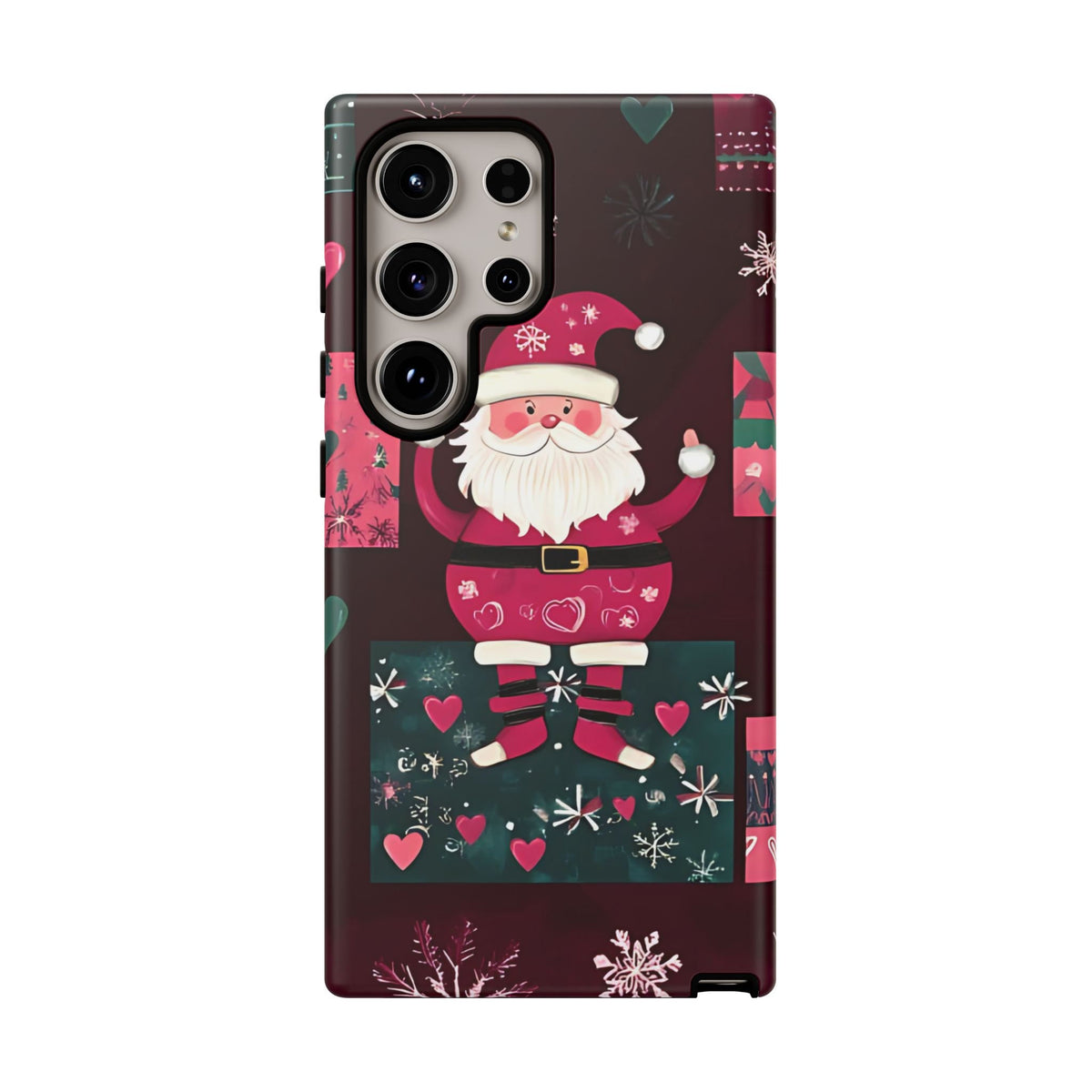 Santa Claus Christmas Phone Case: Festive Holiday Cover