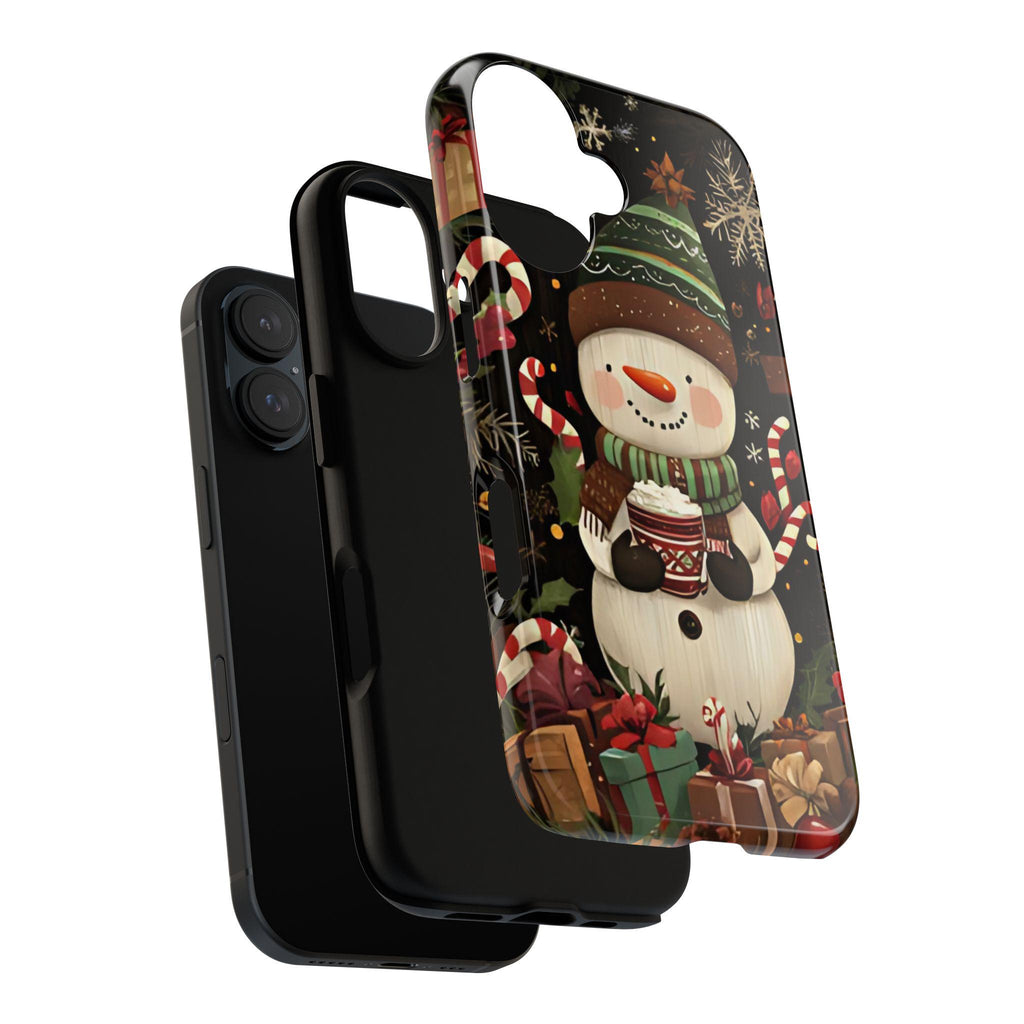 Snowman Winter Wonderland Phone Case: Festive Holiday Design