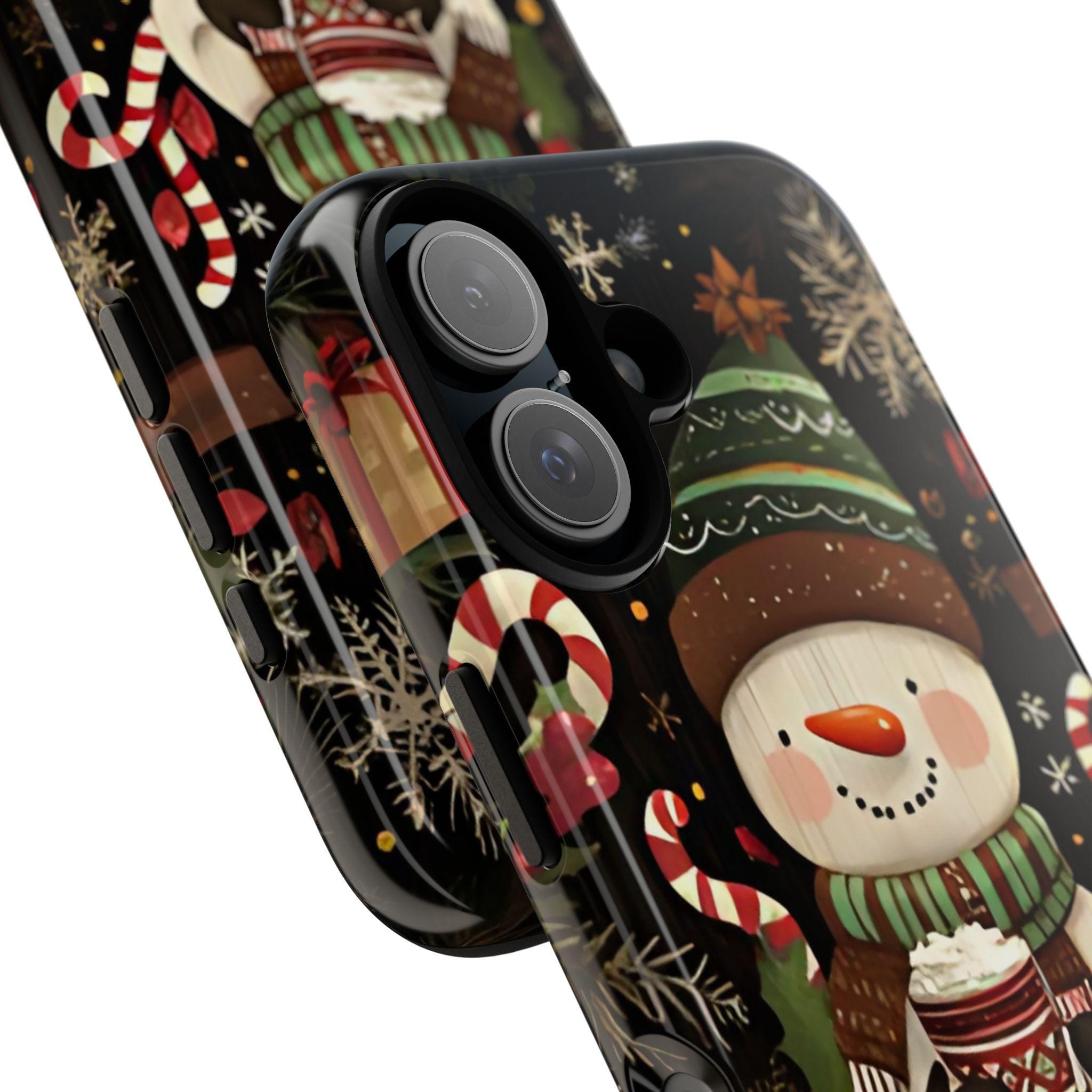 Snowman Winter Wonderland Phone Case: Festive Holiday Design