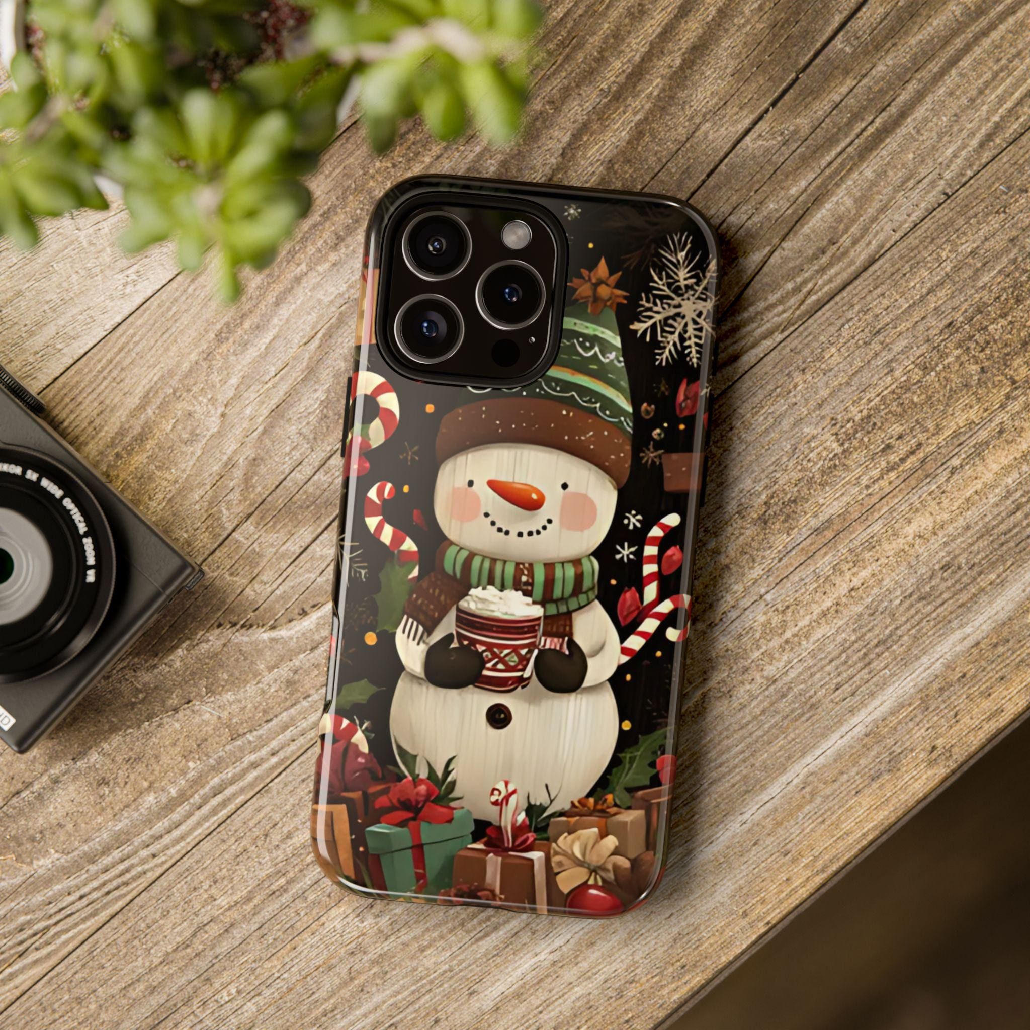 Snowman Winter Wonderland Phone Case: Festive Holiday Design