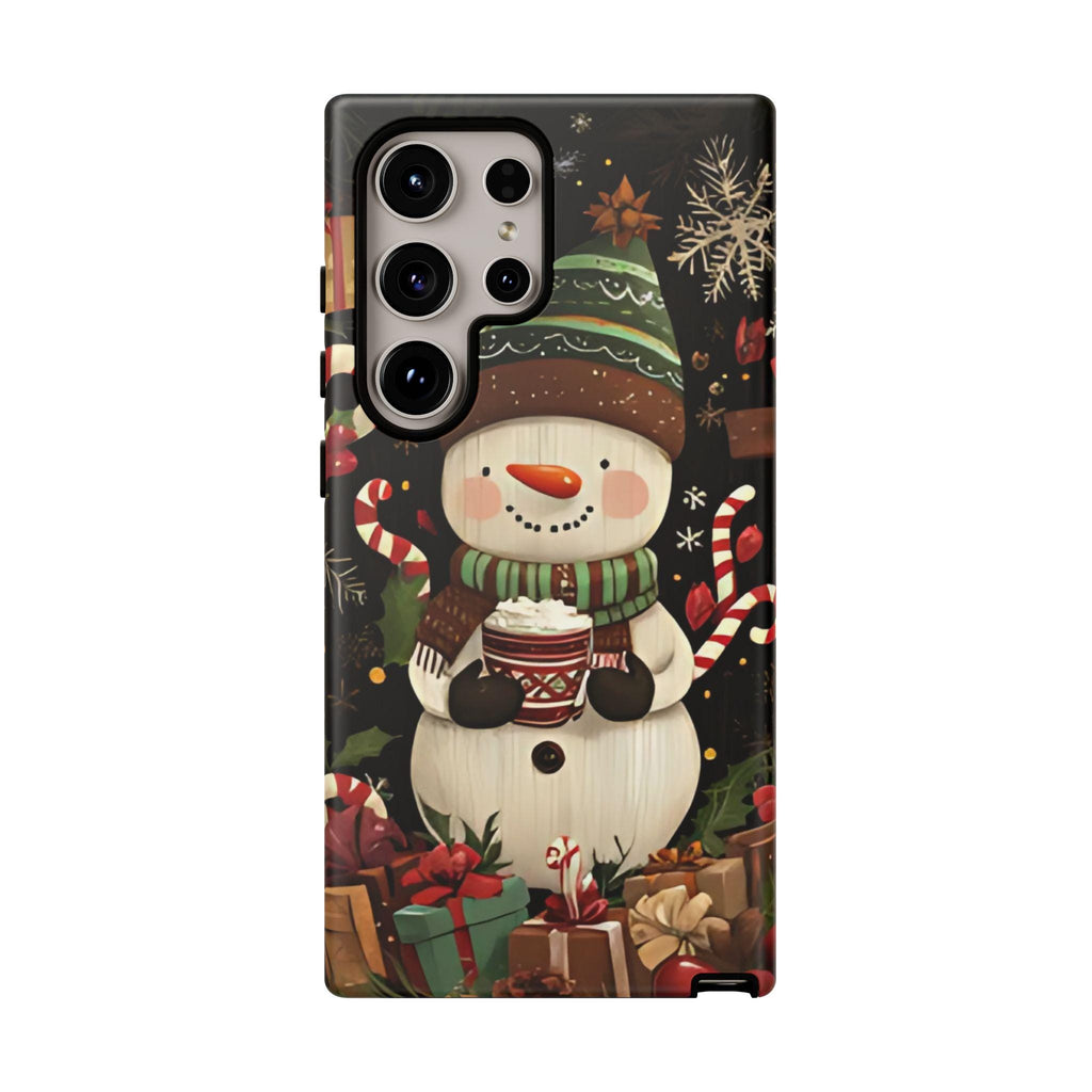 Snowman Winter Wonderland Phone Case: Festive Holiday Design