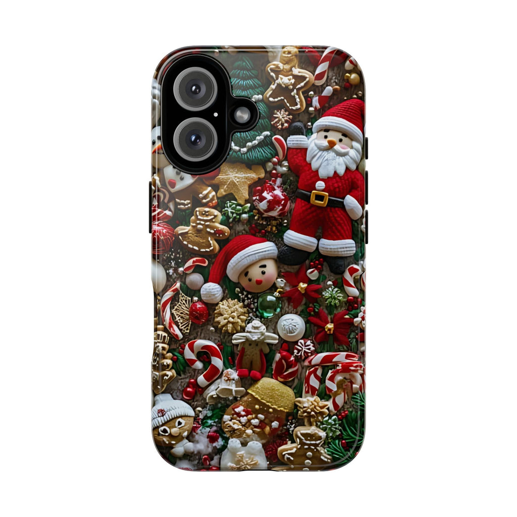 Mosaic Christmas Phone Case: Holiday iPhone, Galaxy, Pixel Cover