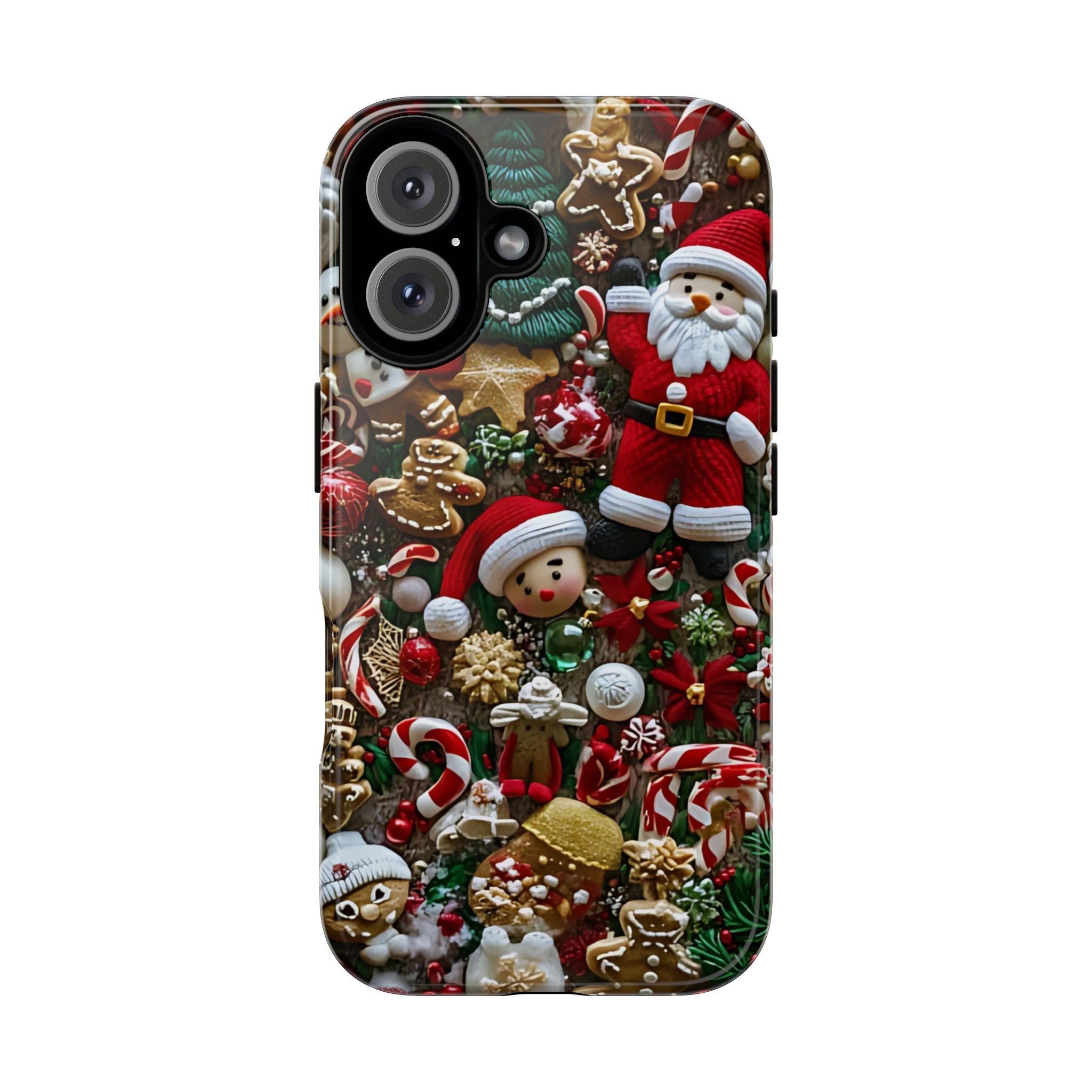 Mosaic Christmas Phone Case: Holiday iPhone, Galaxy, Pixel Cover
