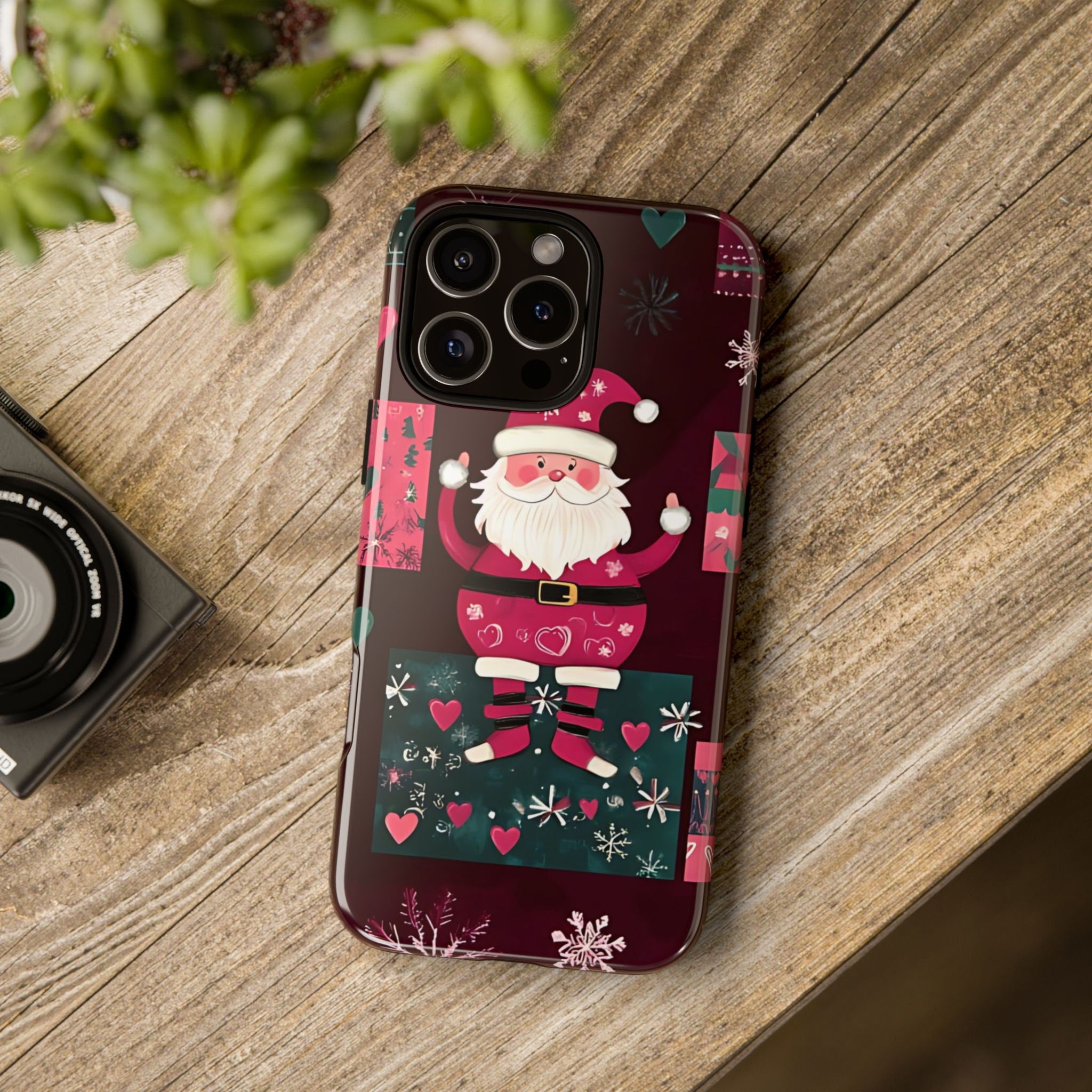 Santa Claus Christmas Phone Case: Festive Holiday Cover