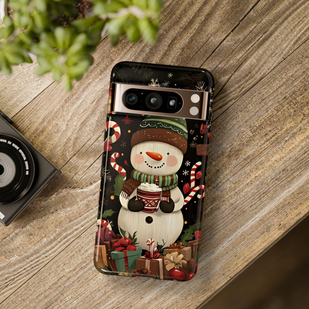 Snowman Winter Wonderland Phone Case: Festive Holiday Design