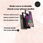 Celestial Witch Cauldron Phone Case: Floral Halloween Design