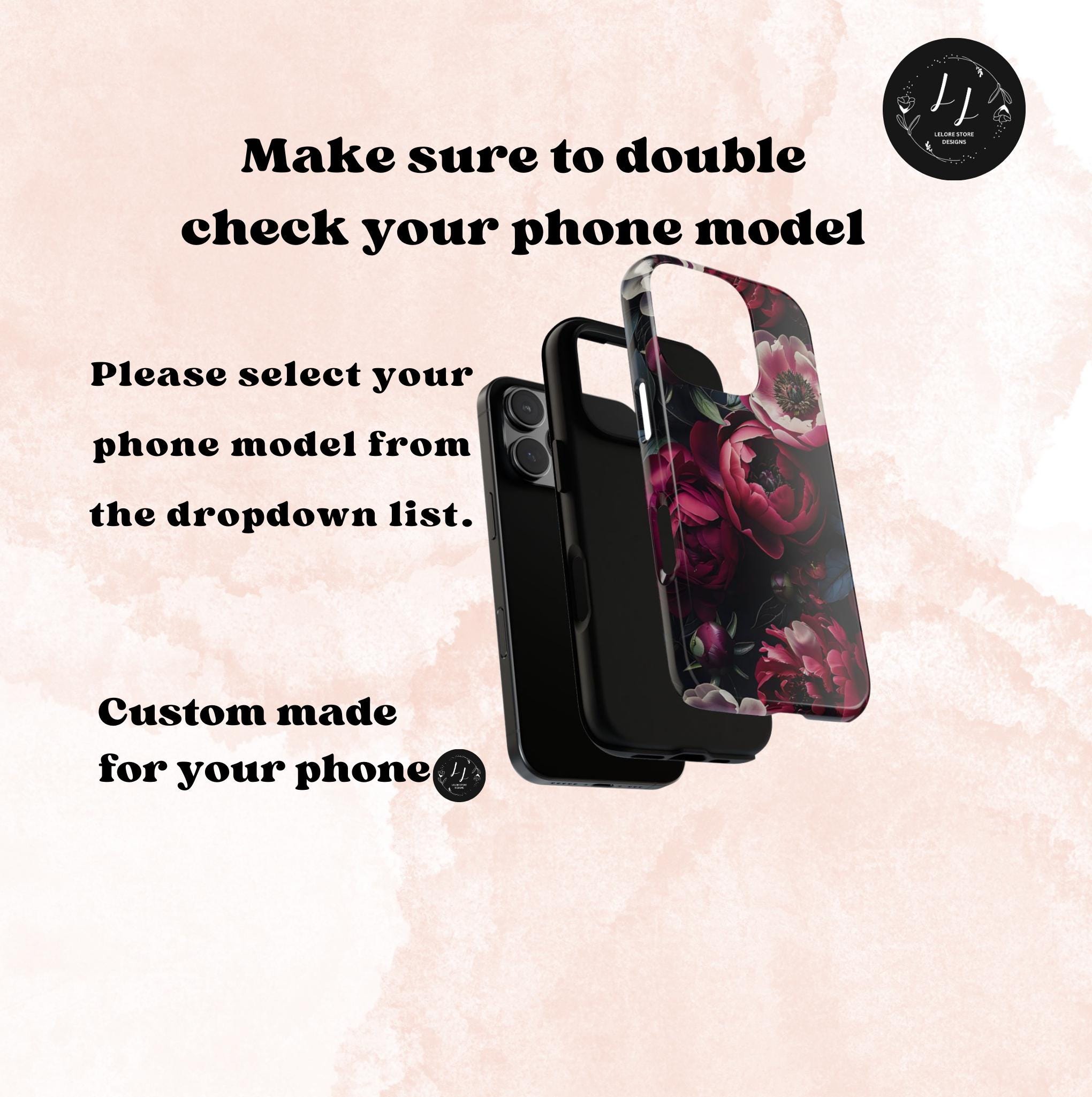 Dark Academia Floral Phone Case: Victorian Gothic Design
