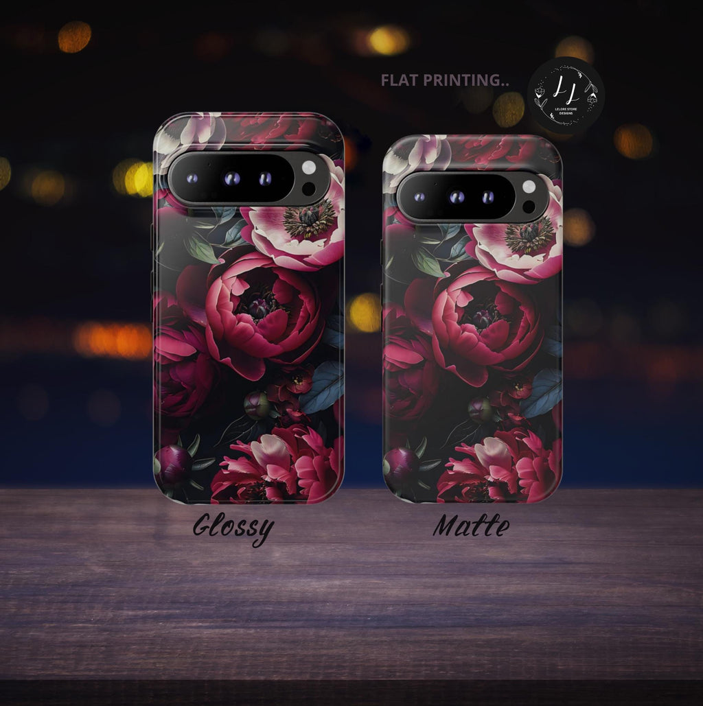 Dark Academia Floral Phone Case: Victorian Gothic Design