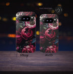 Dark Academia Floral Phone Case: Victorian Gothic Design