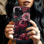 Dark Academia Floral Phone Case: Victorian Gothic Design