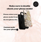 Lemon Floral Aesthetic Phone Case, Cool Phone Case, iPhone 16 15, Galaxy S25, Pixel 9 Pro Case, Cute Summer Design, Tough Protective Cover