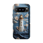 Lighthouse Ocean Phone Case: Coastal Nautical Gift, iPhone, Pixel, Galaxy Blue Cover