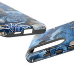 Blue Ocean Waves Phone Case: Turtles & Shells Mosaic