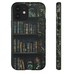 Floral Book Phone Case: Green Botanical Cover for iPhone, Galaxy, Pixel