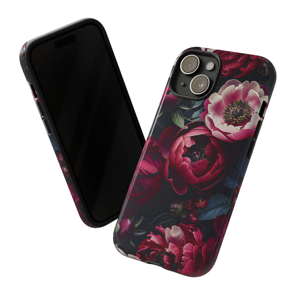 Dark Academia Floral Phone Case: Victorian Gothic Design