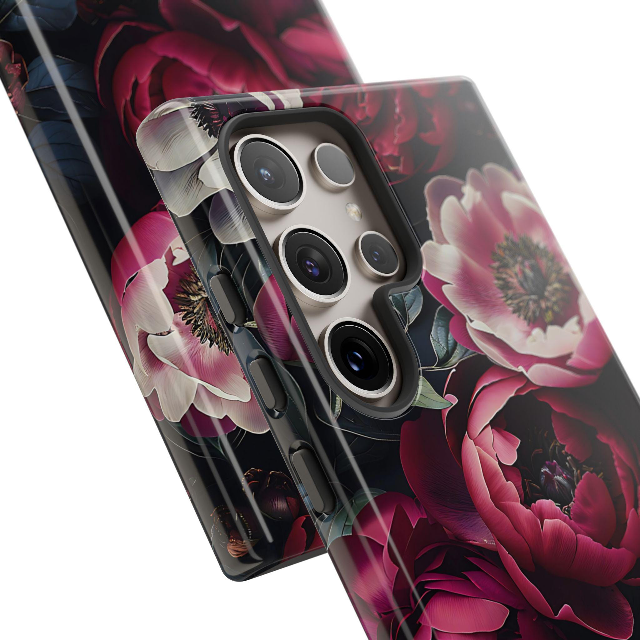 Dark Academia Floral Phone Case: Victorian Gothic Design