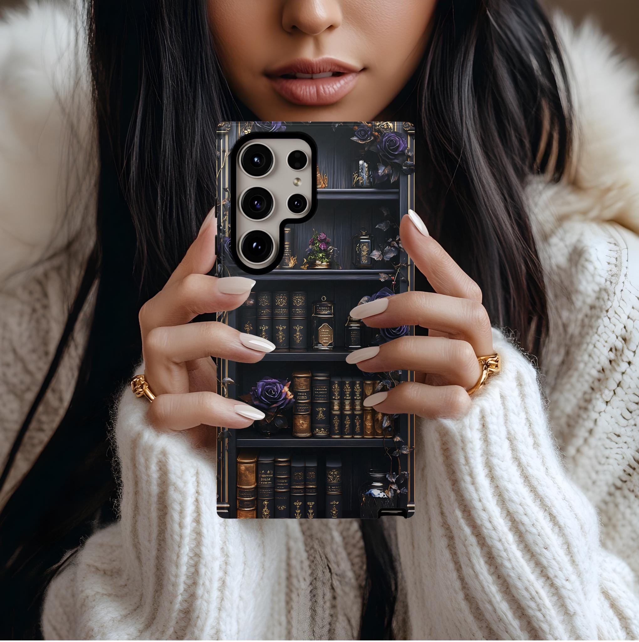 Bookworm Bookshelf Phone Case: Literary Reader Gift Bookish iPhone cover