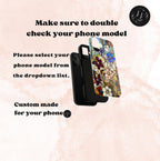 Floral Faux Stained Glass Phone Case: Wildflower Mosaic