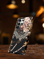 Leopard Animal Print Phone Case: Chic Floral Lace Design Cover Gift, iPhone, Galaxy, Pixel