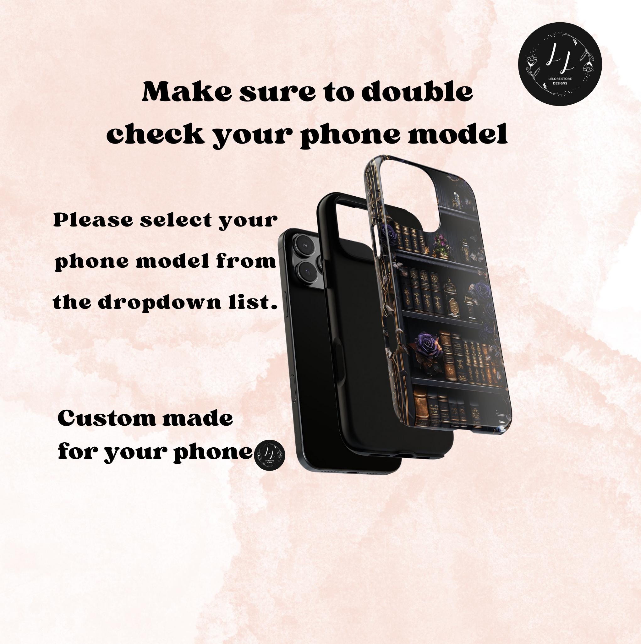 Bookworm Bookshelf Phone Case: Literary Reader Gift Bookish iPhone cover