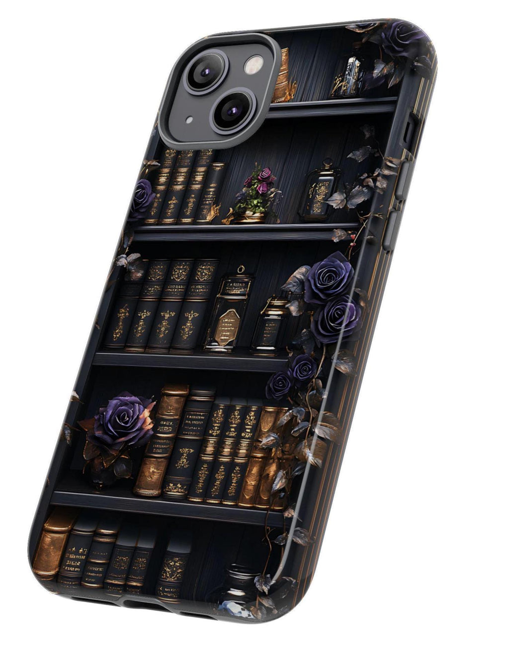Bookworm Bookshelf Phone Case: Literary Reader Gift Bookish iPhone cover
