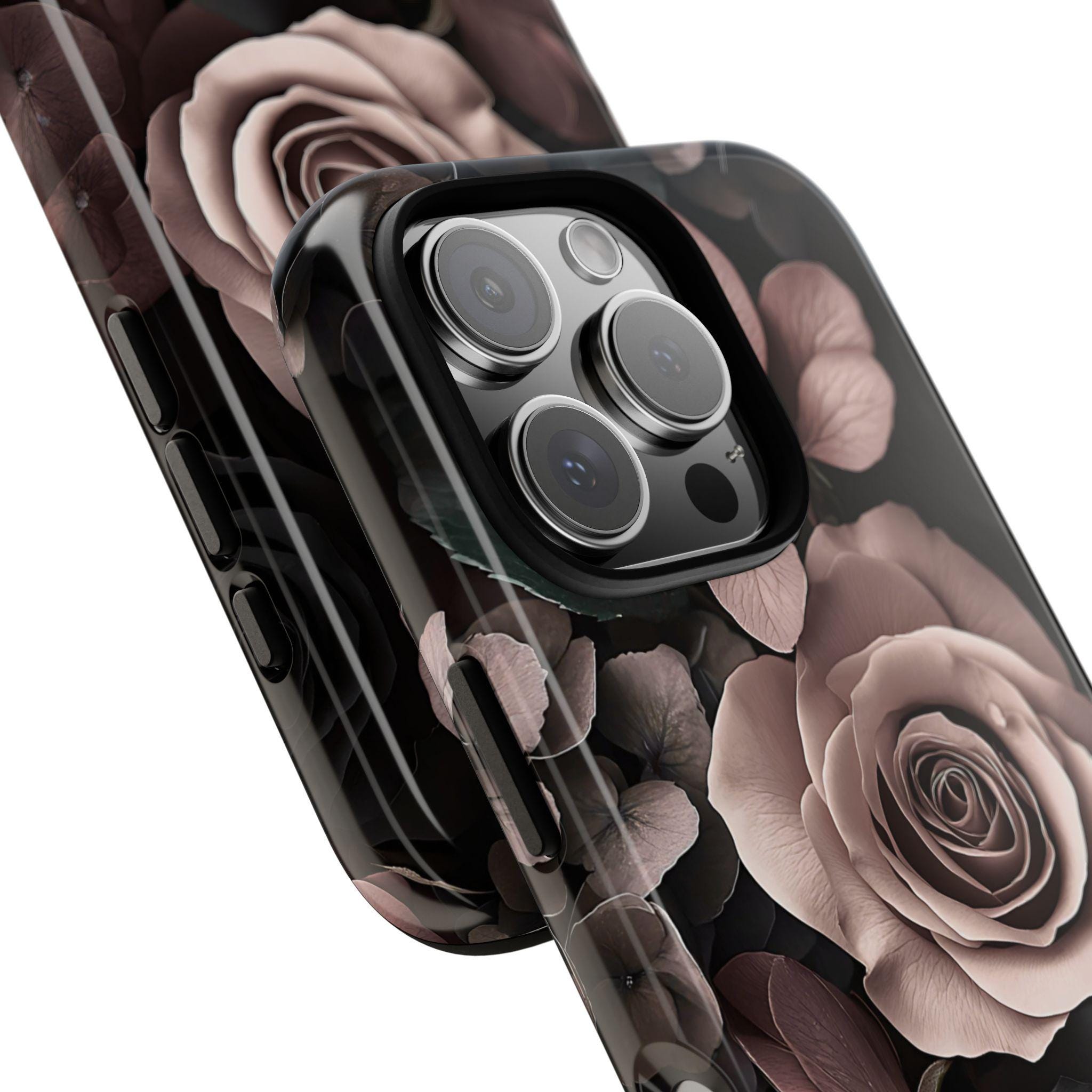 Gothic Rose Floral Victorian Baroque Phone Case Gothic iPhone Galaxy Pixel Cover