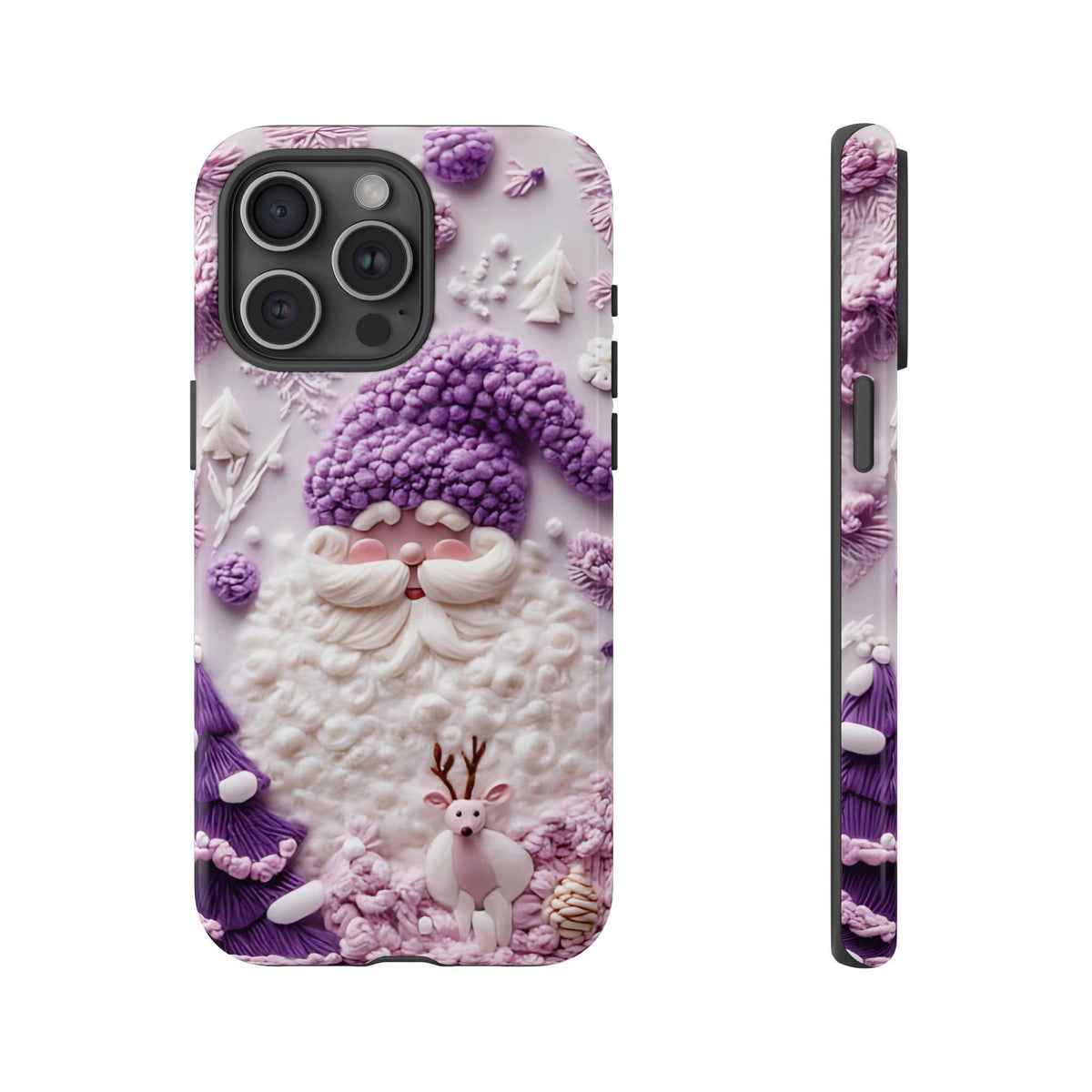 Santa Claus phone Case, Cute Christmas Design, Winter phone case, Holiday phone case, Christmas Gift idea for iPhone 16 15 13, Galaxy, Pixel