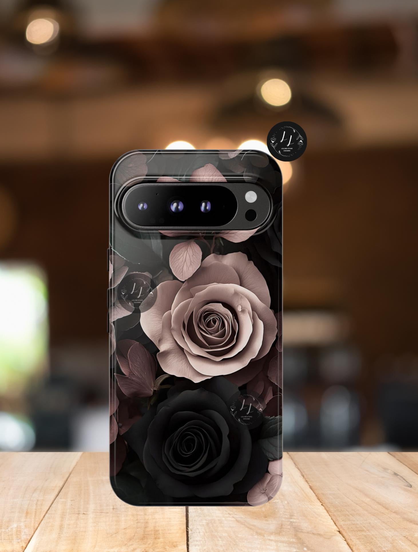 Gothic Rose Floral Victorian Baroque Phone Case Gothic iPhone Galaxy Pixel Cover
