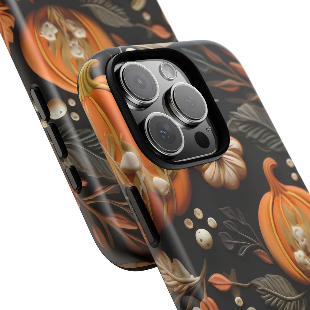 Pumpkin Fall Phone Casel Design, Autumn iPhone Cover,  Case for Book Lovers  Seasonal Gift