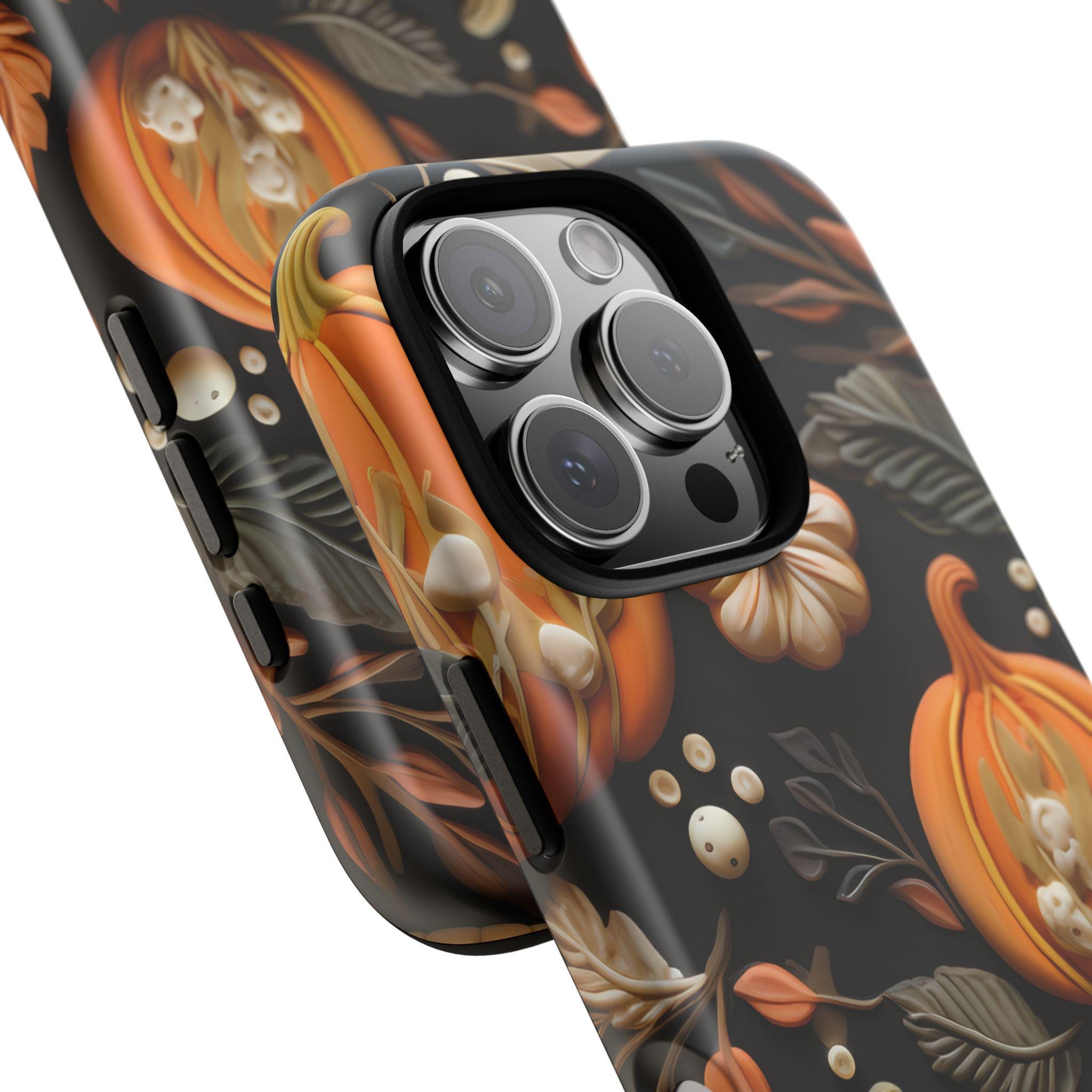 Pumpkin Fall Phone Casel Design, Autumn iPhone Cover,  Case for Book Lovers  Seasonal Gift