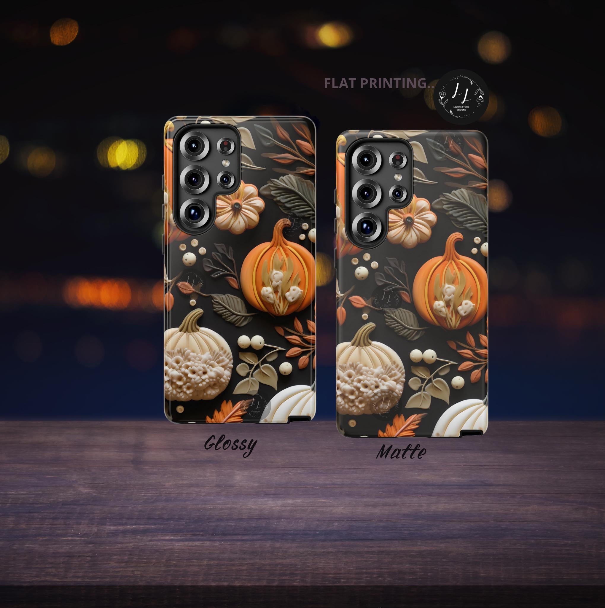 Pumpkin Fall Phone Casel Design, Autumn iPhone Cover,  Case for Book Lovers  Seasonal Gift