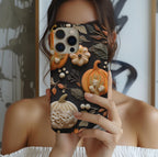 Pumpkin Fall Phone Casel Design, Autumn iPhone Cover,  Case for Book Lovers  Seasonal Gift
