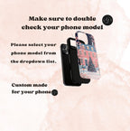 Pink Christmas Tree Phone Case: Boho Holiday iPhone, Galaxy, Pixel