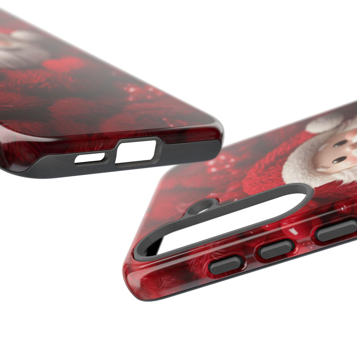 Cozy Santa Knit Phone Case: Christmas Holiday iPhone, Galaxy, Pixel