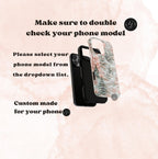 Winter Wonderland Phone Case: Snowy Forest with Pink Bows