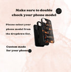 Fall Bookshelf Phone Case: Bookish Pumpkin Library Design Bookcase iPhone  Book Shelf Bookworm Gift