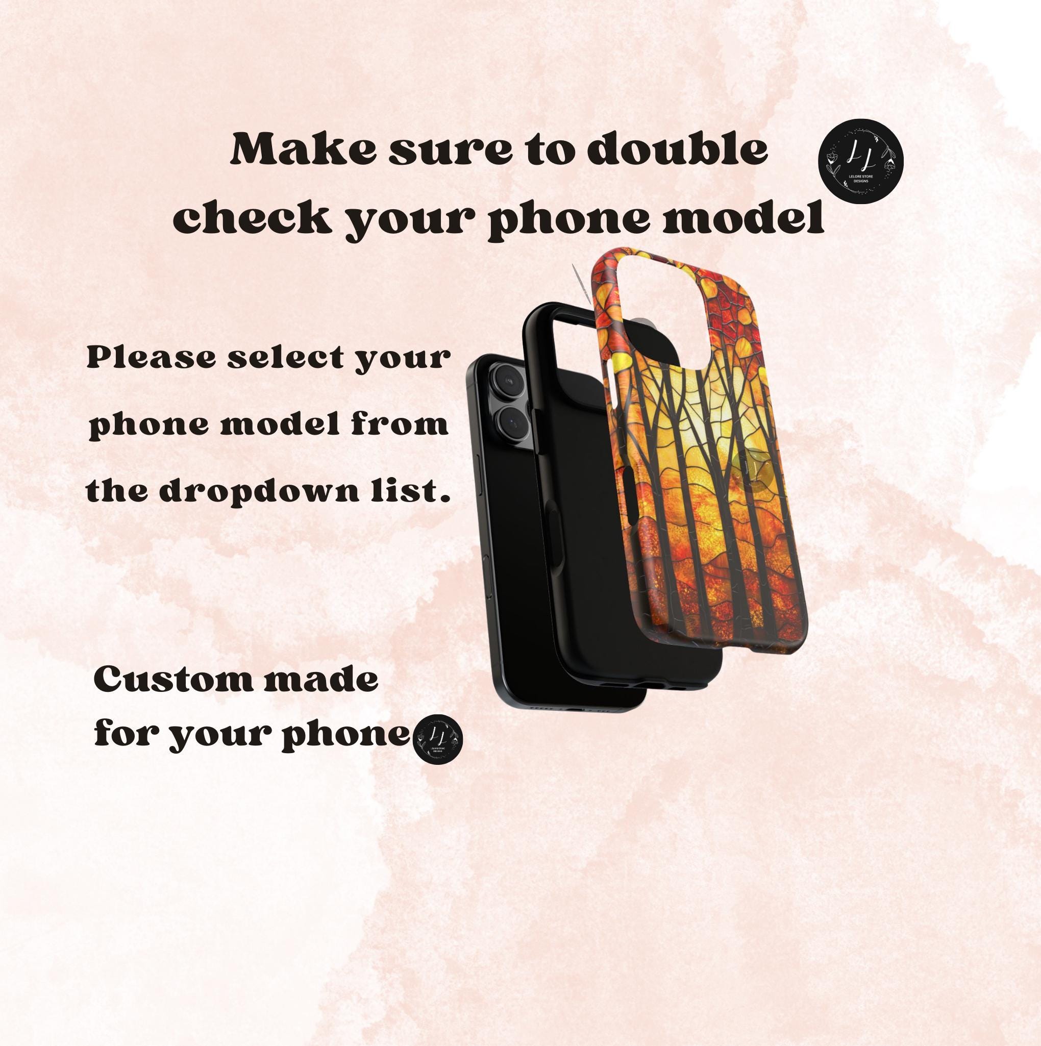 Rustic Fall Leaves Phone Case, Vintage Autumn iPhone Cover