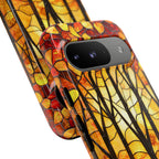 Rustic Fall Leaves Phone Case, Vintage Autumn iPhone Cover