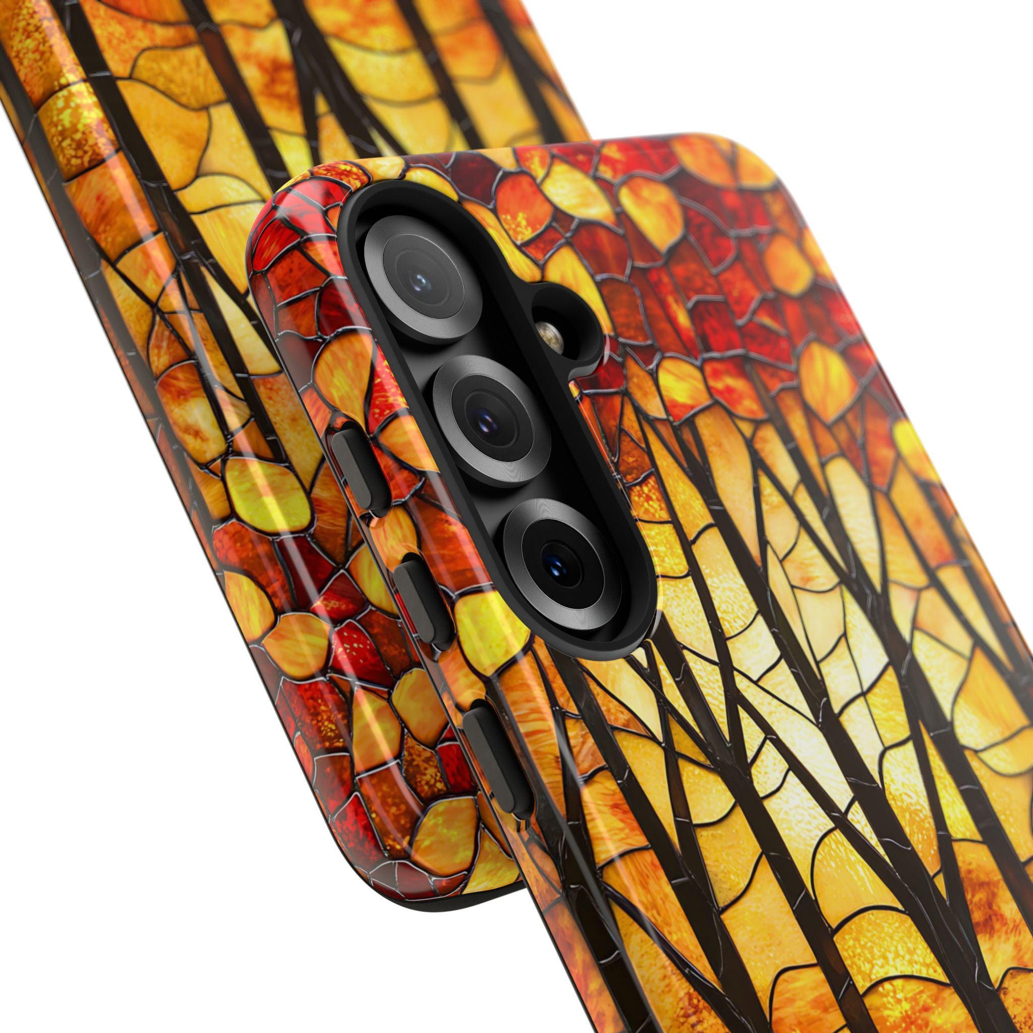 Rustic Fall Leaves Phone Case, Vintage Autumn iPhone Cover