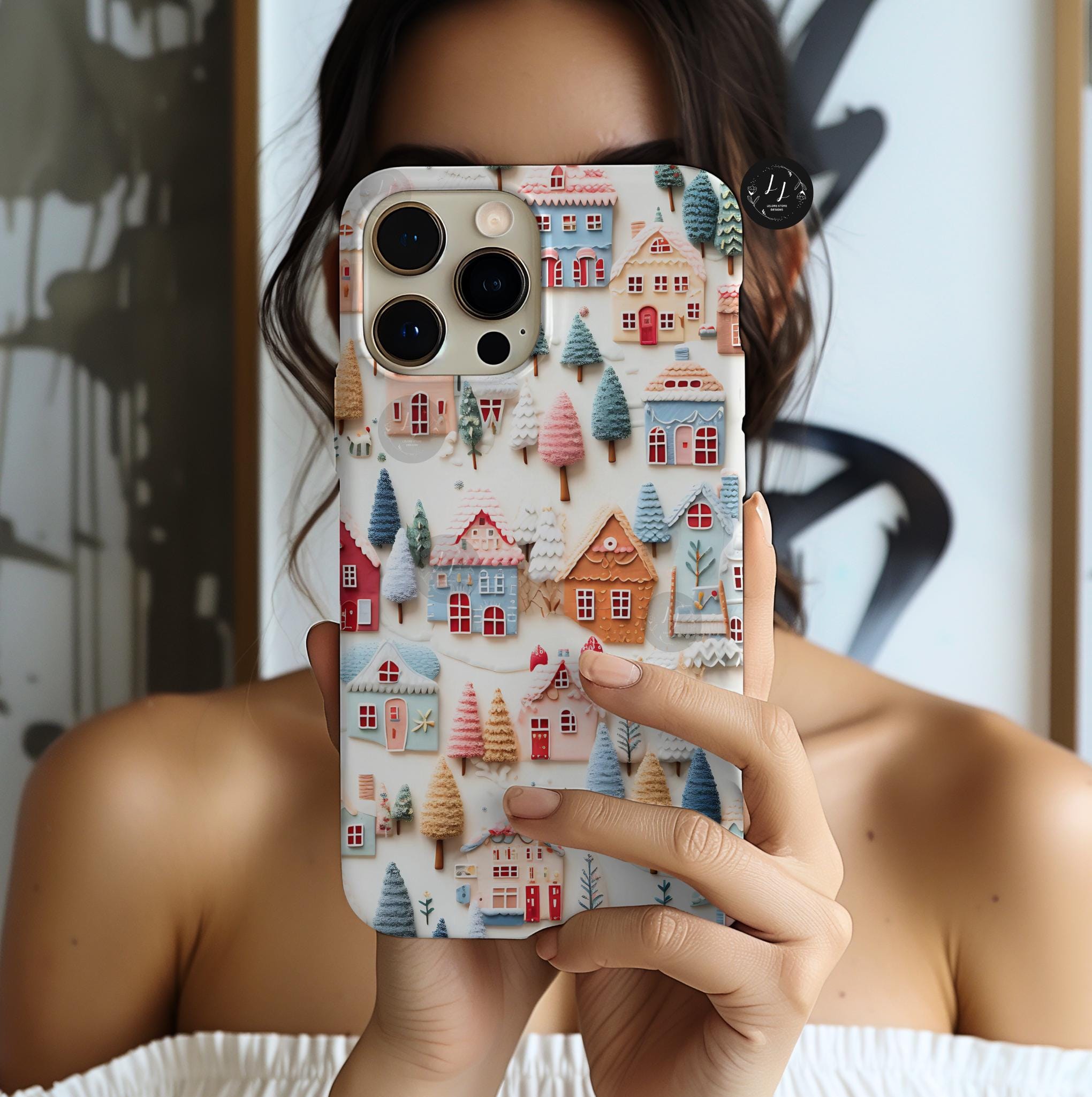 Festive Christmas Phone Case: Cozy Winter Holiday Cover iPhone, galaxy, pixel