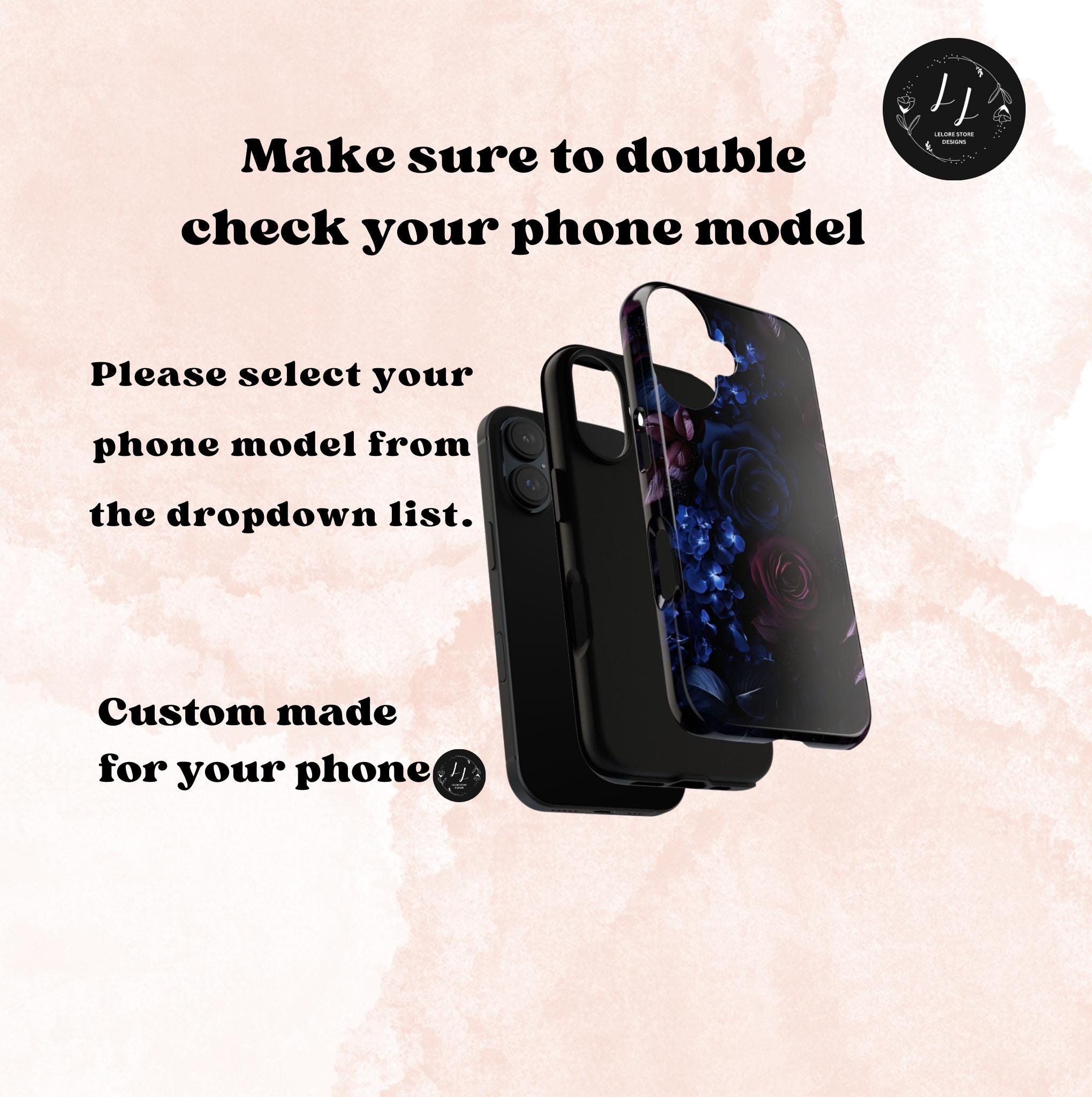 Dark Roses Gothic Floral Phone Case: Dark Academia Style iPhone Galaxy Pixel