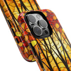 Rustic Fall Leaves Phone Case, Vintage Autumn iPhone Cover