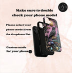 Gothic Raven Bookshelf Phone Case: Dark Academia Book Lover Gift iPhone Galaxy Pixel