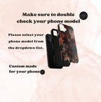 Dark Brown Autumn Leaves Phone Case  Cute Aesthetic Fall Cover Holiday Gift iPhone  Galaxy Pixel