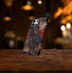 Dark Brown Autumn Leaves Phone Case  Cute Aesthetic Fall Cover Holiday Gift iPhone  Galaxy Pixel