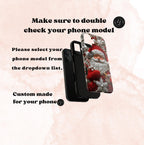 Christmas Santa Claus Phone Case: White Red Holiday iPhone, Galaxy, Pixel Winter Cover