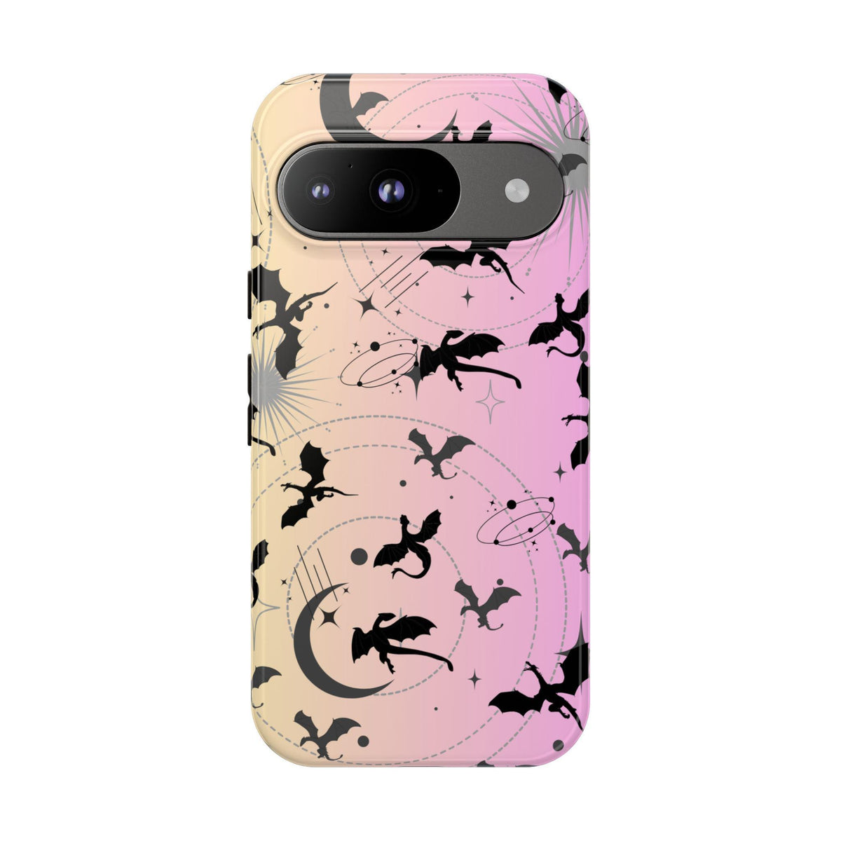 Fantasy Dragon Phone Case: Celestial Book Lover Gift  iPhone Galaxy Pixel