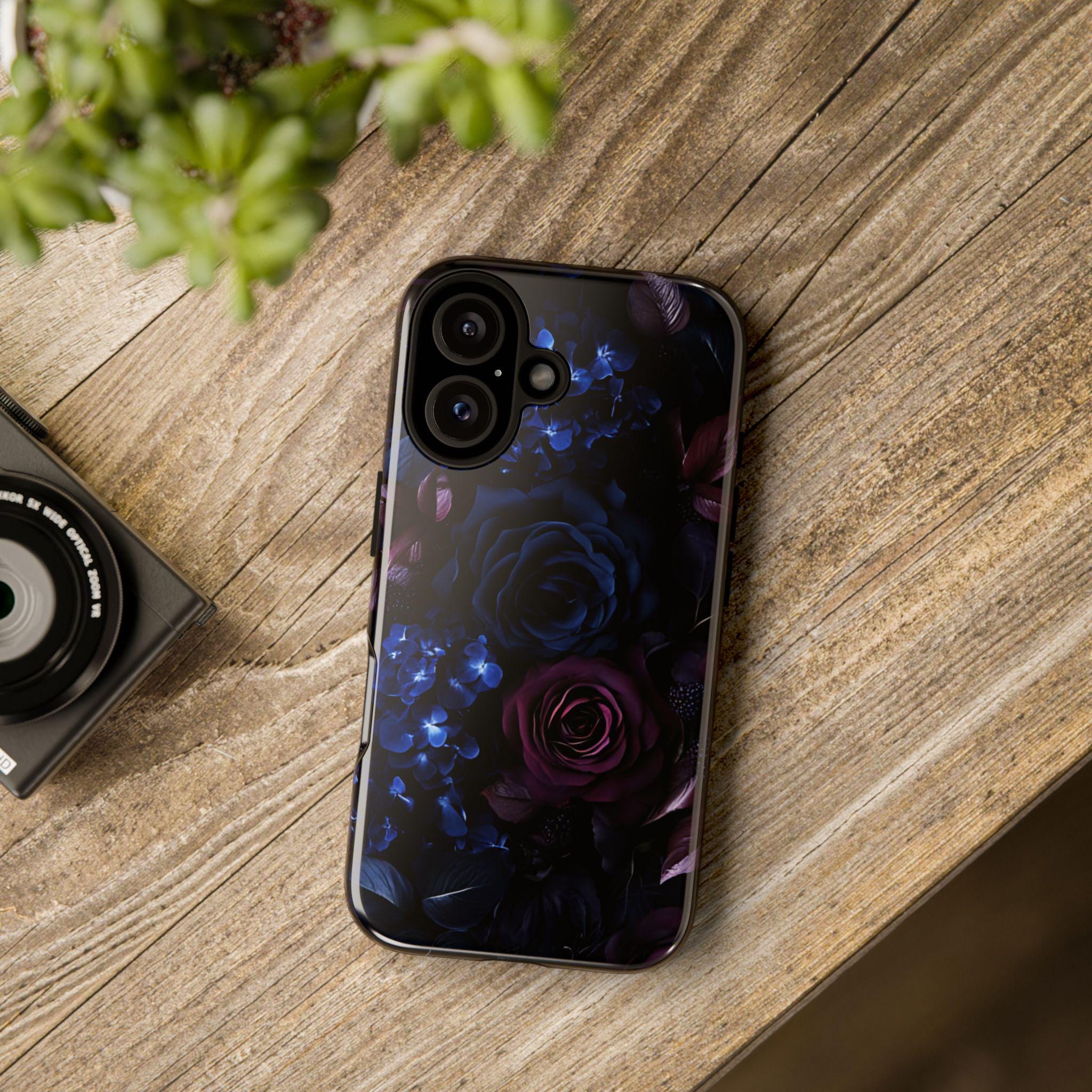 Dark Roses Gothic Floral Phone Case: Dark Academia Style iPhone Galaxy Pixel