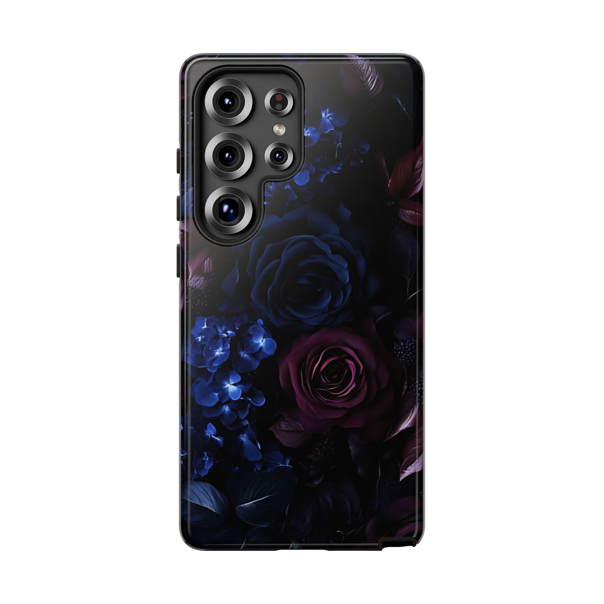 Dark Roses Gothic Floral Phone Case: Dark Academia Style iPhone Galaxy Pixel